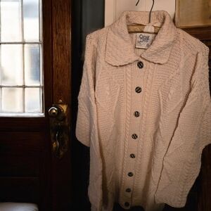 Carrie Dorr Cream Button-Up Cardigan